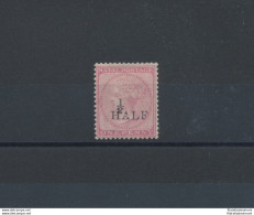 1877 NATAL, SG. 85 - ½ D. On 1 D. Rose , MH* - Andere & Zonder Classificatie