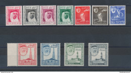 1961 QATAR - SG. 27/37 - Sceicco Ahmad Bin Al-Thani - Set Di 11 - MNH** - Autres & Non Classés