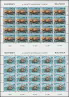 Guernsey, 246+247 Europa, Historische Ereignisse, 2 Werte, Kleinbogen-Satz ** - Guernsey