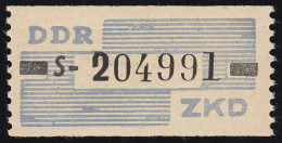 26-S Dienst-B, Billet Schwarz Auf Blau, ** Postfrisch - Mint