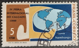 Bresil Brasil Brazil 1969 Foire De La Chaussure Yvert 888 O Used - Oblitérés