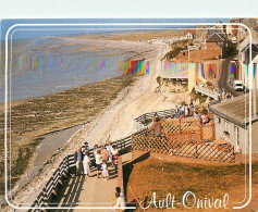 80 - Ault - Onival - Vue Générale Sur La Nouvelle Promenade Et La Plage D'Onival - Flamme Postale De Ault - CPM - Voir S - La Mothe Achard