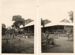 2 Photos -  SOUDAN  FRANCAIS -  KATI - Case Du Capitaine PACAUD, Chef D' Etat Major Du Général MURAT - 1935 - Afrique