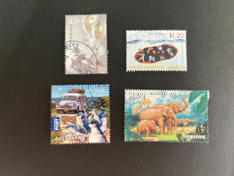 (stamps 29-5-2024) 4 Used - Australia Hight Values Stamps Small Selection - Usati