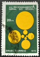 Bresil Brasil Brazil 1970 Recensement Recenseamento Yvert 934 O Used - Used Stamps