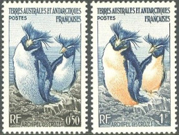 ARCTIC-ANTARCTIC, FRENCH S.A.T. 1956 FAUNA, THE PENGUIN VALUES** - Antarktischen Tierwelt