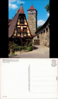 Rothenburg Ob Der Tauber Alte Schmiede An Der Röderschütt, Forge Und Wall 1980 - Rothenburg O. D. Tauber