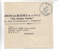 PARIS CAD P.P. PARIS 26 Sur Bande Journal Union Des Blessés De La Face 1962 - Kranten