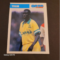 Fiche Illustrée Sport Football ** Onze Mondial   ** France ** Nantes ** Thierno Youm - Sports