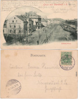 Ebersbach (Löbau Zittau) Oberlausitz  Partie In Bahnhofstraße Geschäfte 1904 - Ebersbach (Loebau/Zittau)