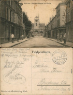 Ansichtskarte Vouziers Vouziers Leipziger Straße Mit Kirche 1916 - Vouziers