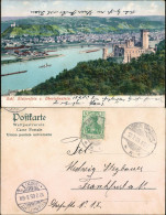 Oberlahnstein-Lahnstein Schloß  Stolzenfels, Blick Auf Die Stadt 1905 - Koblenz