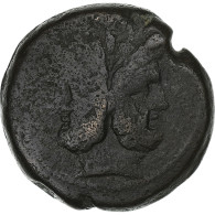 Anonyme, As, 207 BC, Rome, Crescent, Bronze, TB, Crawford:57/3 - République (-280 à -27)