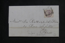 GRANDE BRETAGNE - Victoria Perforé Sur Lettre De Londres Pour La France En 1885 - L 152901 - Briefe U. Dokumente