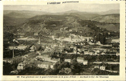 France - (07) Drôme  - Ardèche - Vue Générale Sur Le Pont D'Aubenas Et Le Pont D'Ucel - Aubenas