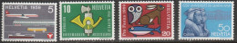 Schweiz: 1959, Mi. Nr. 668-71, Jahresereignisse,   **/MNH - Unused Stamps
