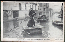 75 - PARIS Inondé - Rue De Javel (Grenelle) - Inondations De 1910