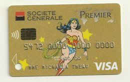 CARTE DE DEMONSTRATION  VISA  THEME WONDERWOOMAN - Credit Cards (Exp. Date Min. 10 Years)