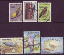 Afrique - Bostwana - Birds - 6 Timbres Différents - 7623 - Botswana (1966-...)