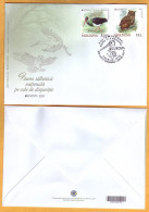 2021 Moldova Moldavie  FDC EUROPA CEPT-2021  Owl, Stork, Fauna, Birds - 2021