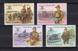 New Zealand 1984 Serie 4v  Military History * War MNH - Neufs