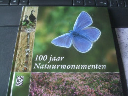 100 Jaar Natuur Monumenten Davo Boekje Nr 15  Met Zowel 1x Blokje En Ook De Losse Zegels - Altri & Non Classificati