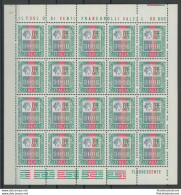 1978-79 Italia - Repubblica , N° 1440 , 3000 Lire Policromo , In Minifoglio Di - Feuilles Complètes