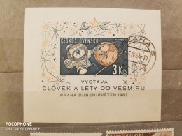 1963	Czechoslovakia	Space 30 - Oblitérés