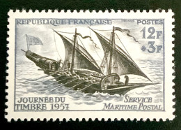 1957 FRANCE N 1093 - JOURNEE DU TIMBRE SERVICE MARITIME POSTAL - NEUF** - Neufs