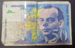 Billet, France, 50 Francs, St Exupéry, 1997 - Zonder Classificatie