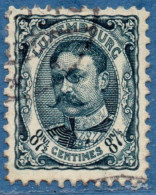 Luxemburg 1906, 87½ C Adolf Perforated 11½ Cancelled - 1906 William IV