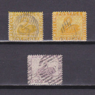 WESTERN AUSTRALIA 1882, SG# 76-80, Wmk Crown CA Perf 14, Part Set, Swan, Used - Used Stamps
