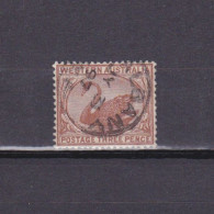 WESTERN AUSTRALIA 1882, SG# 86, 3d Brown, Wmk Crown CA, Swan, Used - Usados