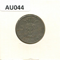 5 FRANCS 1963 FRENCH Text BELGIQUE BELGIUM Pièce #AU044.F.A - 5 Francs