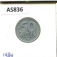 50 FILLER 1984 HONGRIE HUNGARY Pièce #AS836.F.A - Hongrie