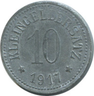 BAVARIA 10 PFENNIG 1917 Notgeld German States #DE10478.6.D.A - 10 Pfennig