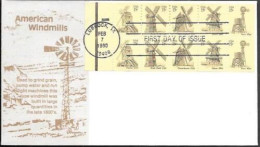 USA FDC Cover 1980. American Windmills. Lubbock TX - Covers & Documents