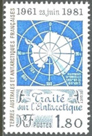ARCTIC-ANTARCTIC, FRENCH S.A.T. 1980 ANTARCTIC TREATY** - Antarctisch Verdrag