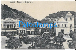 229631 BRAZIL BRASIL SANTOS LARGO DO ROSARIO I POSTAL POSTCARD - Other