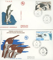 ARCTIC-ANTARCTIC, FRENCH S.A.T. 1985 FAUNA FDC - Antarctische Fauna