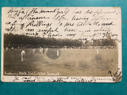 Carte Photo Angleterre Finsbury Park Thé Cricket Ground - Cricket