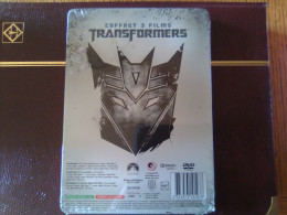 Coffret DVD TRANSFORMERS La Trilogie Boîtier Métal - Sciencefiction En Fantasy