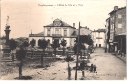 FR11 PUYLAURENS - L'hôtel De Ville Et La Poste - Animée Belle - Otros & Sin Clasificación