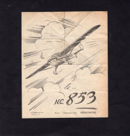 Publicité Pour Le... N.C. 853 - Avion Economique Construit En 1949 - Advertisements