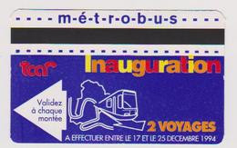 TCAR - METROBUS - Rouen - Inauguration (décembre 1994) - 2 Voyages - Europa