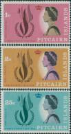 Pitcairn Islands 1968 SG85-87 Human Rights Set MNH - Pitcairn Islands