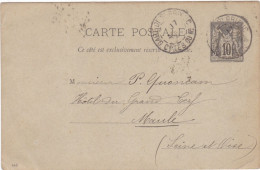 FRANCIA - INTERO POSTALE -VIAGGIATO - VIAGGIATO - 189. - Otros & Sin Clasificación