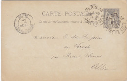 FRANCIA - INTERO POSTALE -VIAGGIATO - VIAGGIATO - 1895 - Other & Unclassified