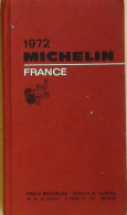 Guide Rouge MICHELIN 1972 65ème édition France - Michelin (guides)