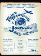 2 Feuillets Publicitaires Pour La Sté De Transport JONEMAN & TWA - XVIIIe Salon De L'Aéronautique - Pubblicità
